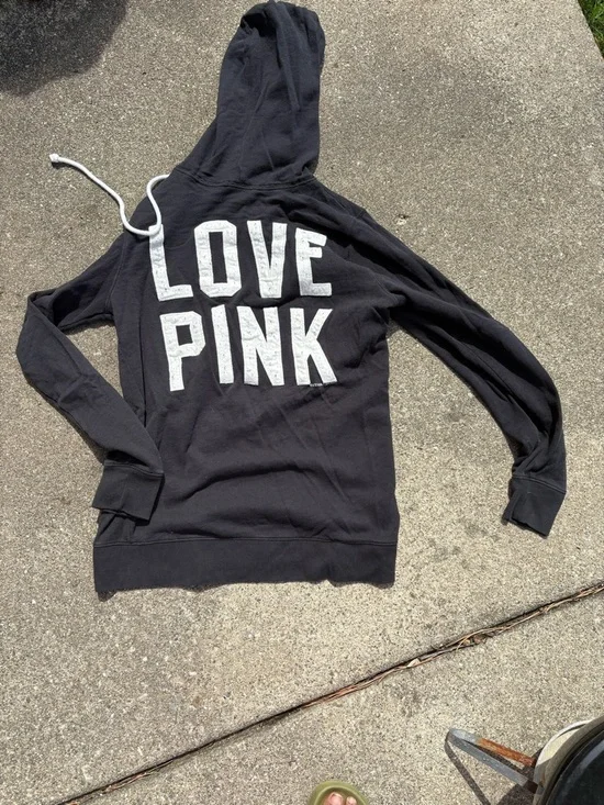 PINK Victoria's Secret Girls' Aqua Blue Logo Joggers & Assorted Hoodies - Pack - Picture 3 of 14